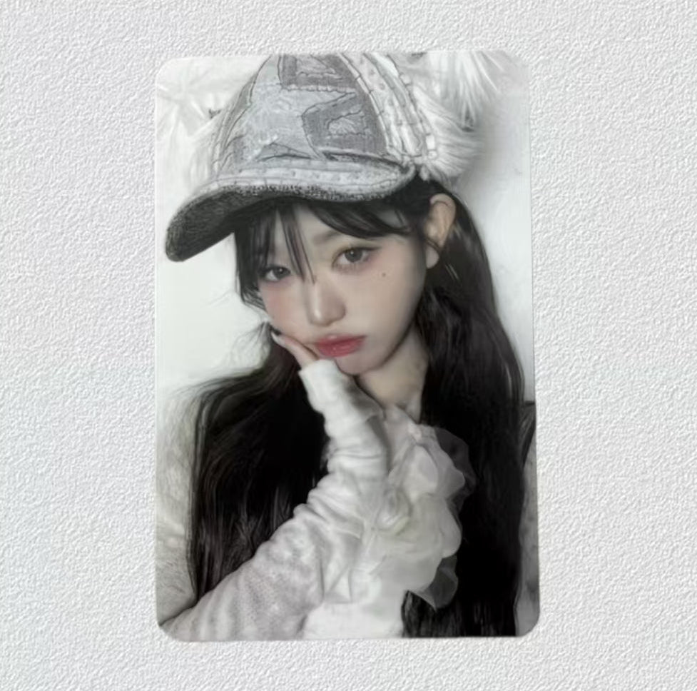 IVE Jang Wonyoung Official Photocard - Hat White Version